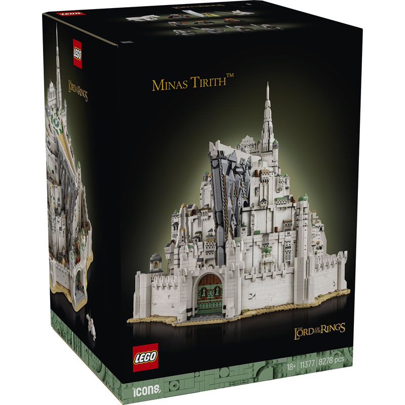 LEGO anunță oficial Minas Tirith (11377): Cea mai mare construcție din seria The Lord of the Rings vine cu peste 8.000 de piese