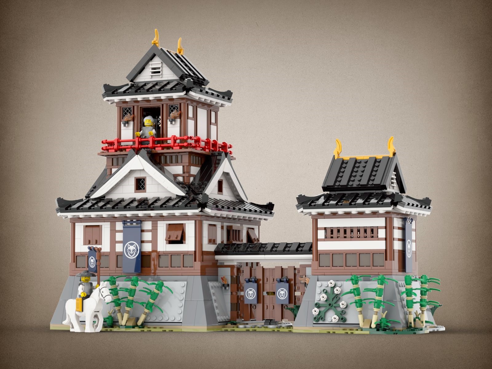 Detalii noi despre Samurai Castle: O călătorie spectaculoasă în Japonia feudală prin BrickLink Designer Program