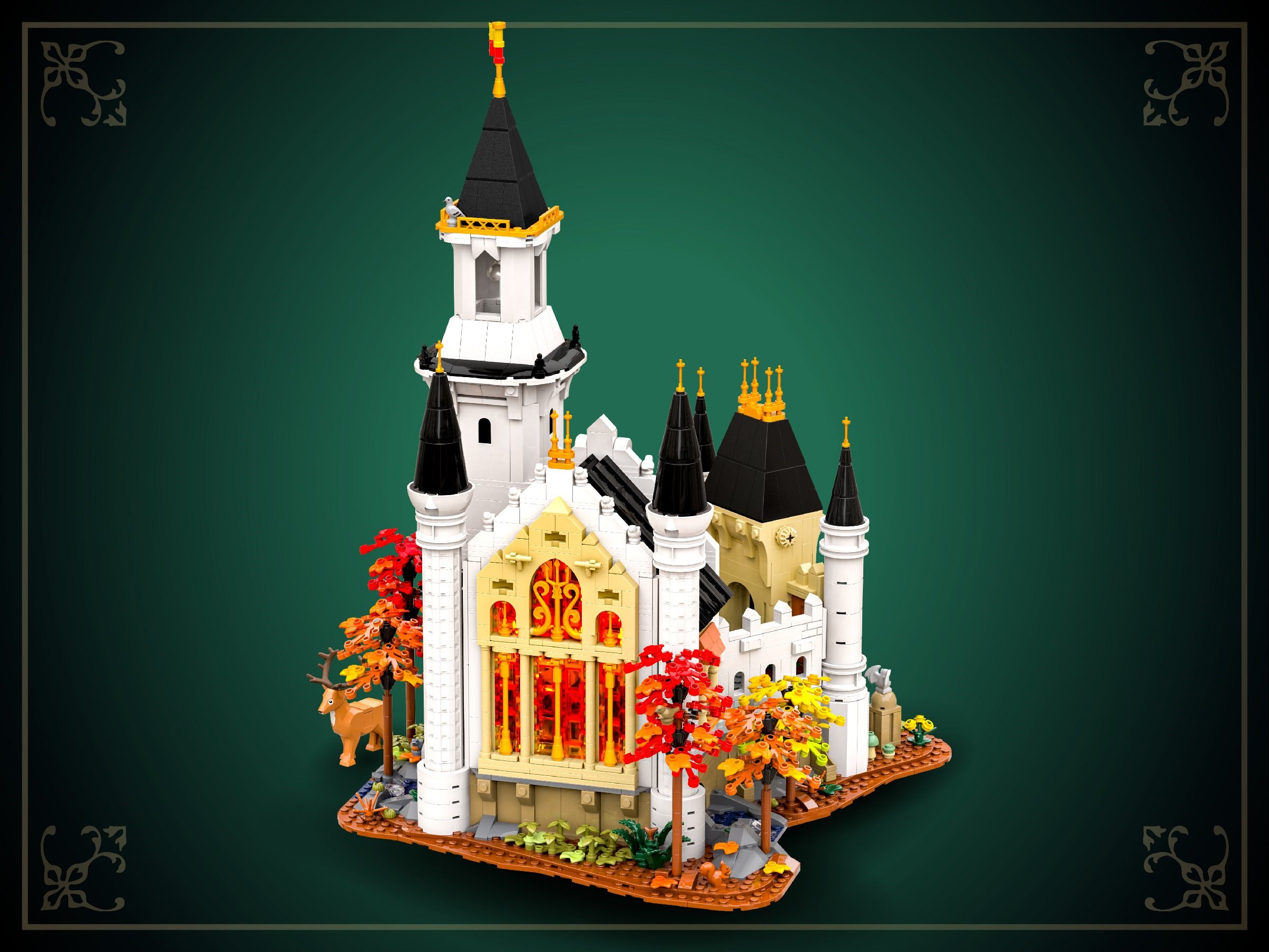 Ivory Palace: O viziune regală și plină de eleganță pentru viitorul temei LEGO Castle