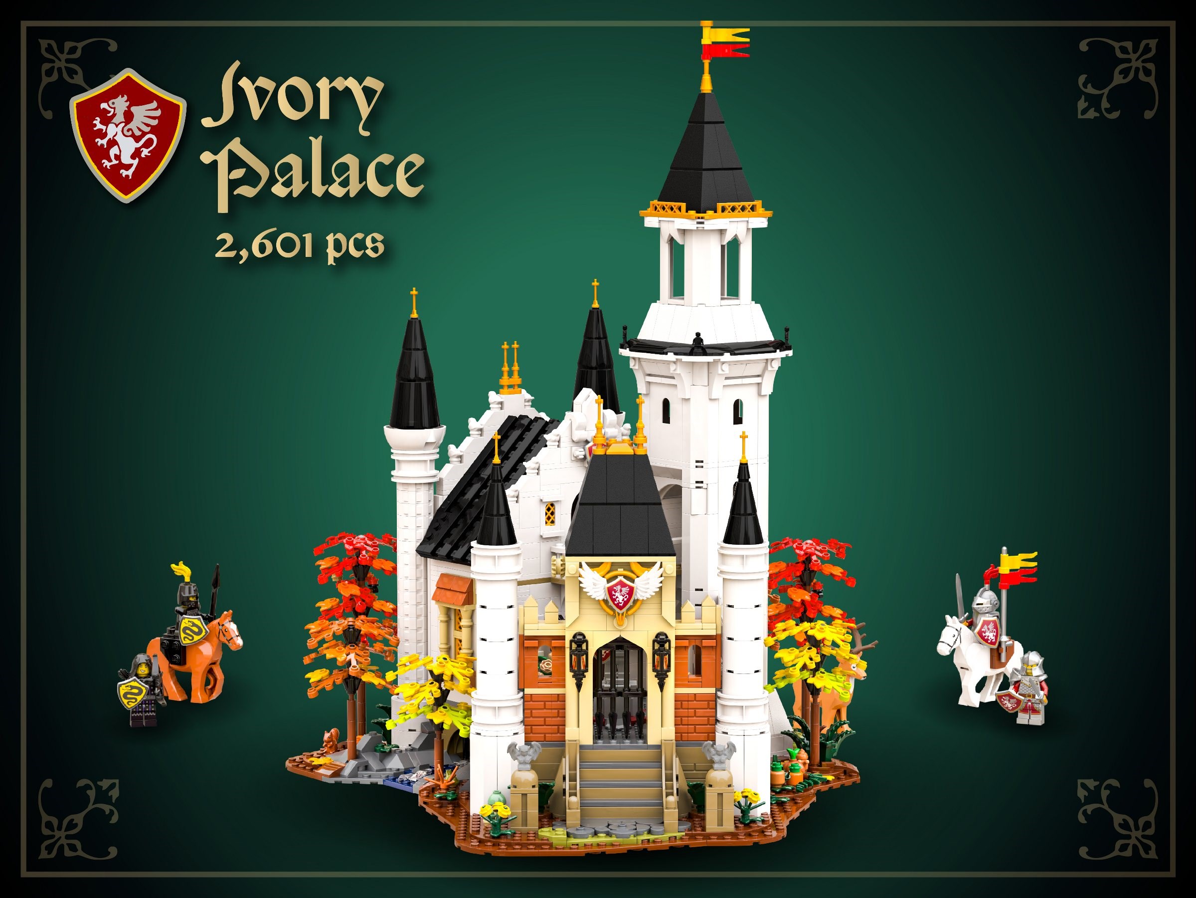 Ivory Palace: O viziune regală și plină de eleganță pentru viitorul temei LEGO Castle