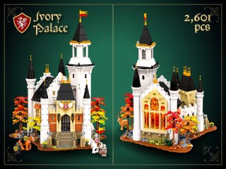 Ivory Palace: O viziune regală și plină de eleganță pentru viitorul temei LEGO Castle