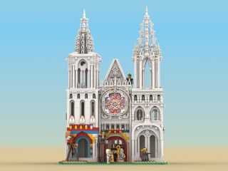 O capodoperă gotică în universul LEGO: Povestea proiectului Medieval Cathedral din BDP Series 11