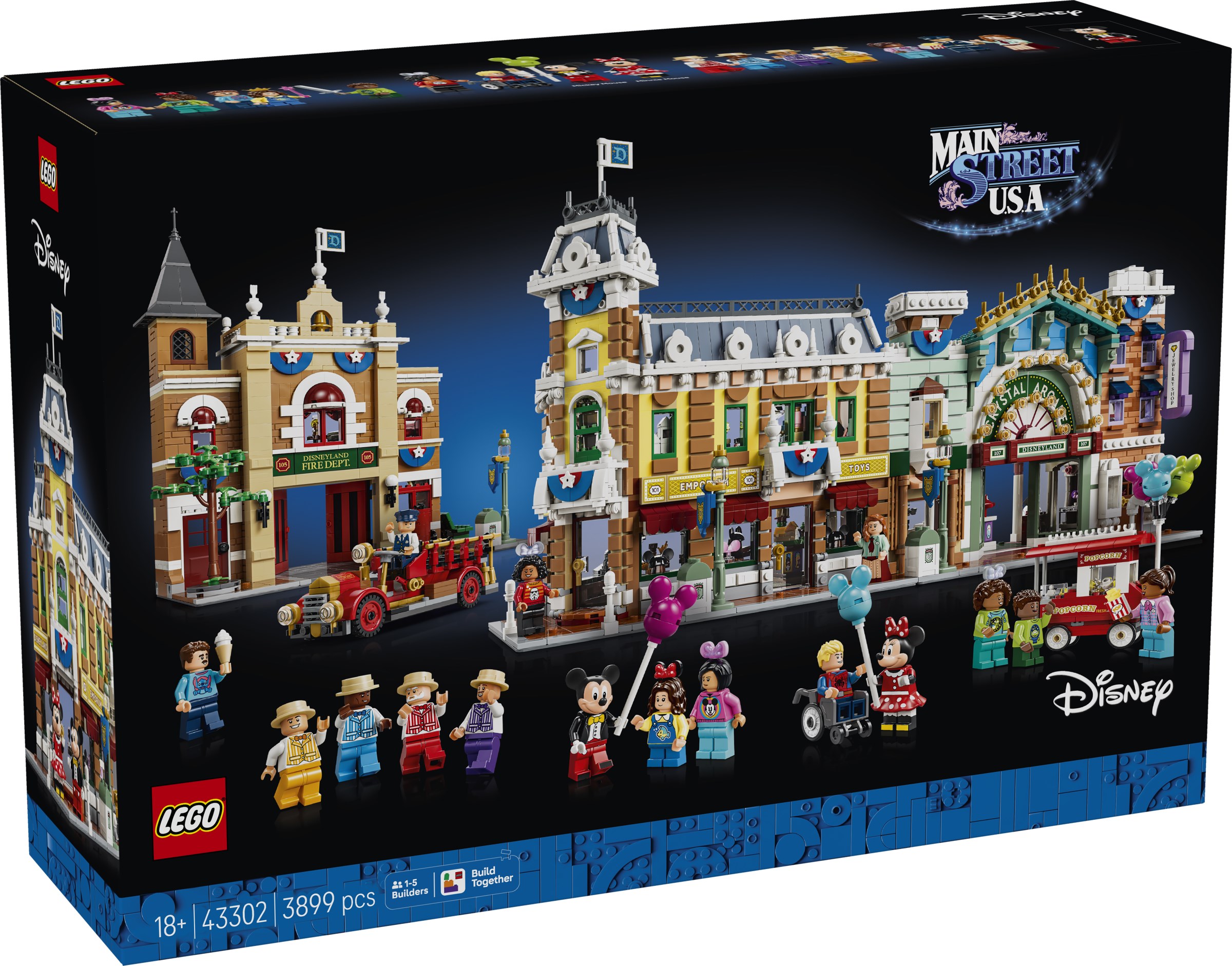 LEGO lansează spectaculosul set Main Street, U.S.A. – O călătorie magică în inima Disneyland pentru colecționari