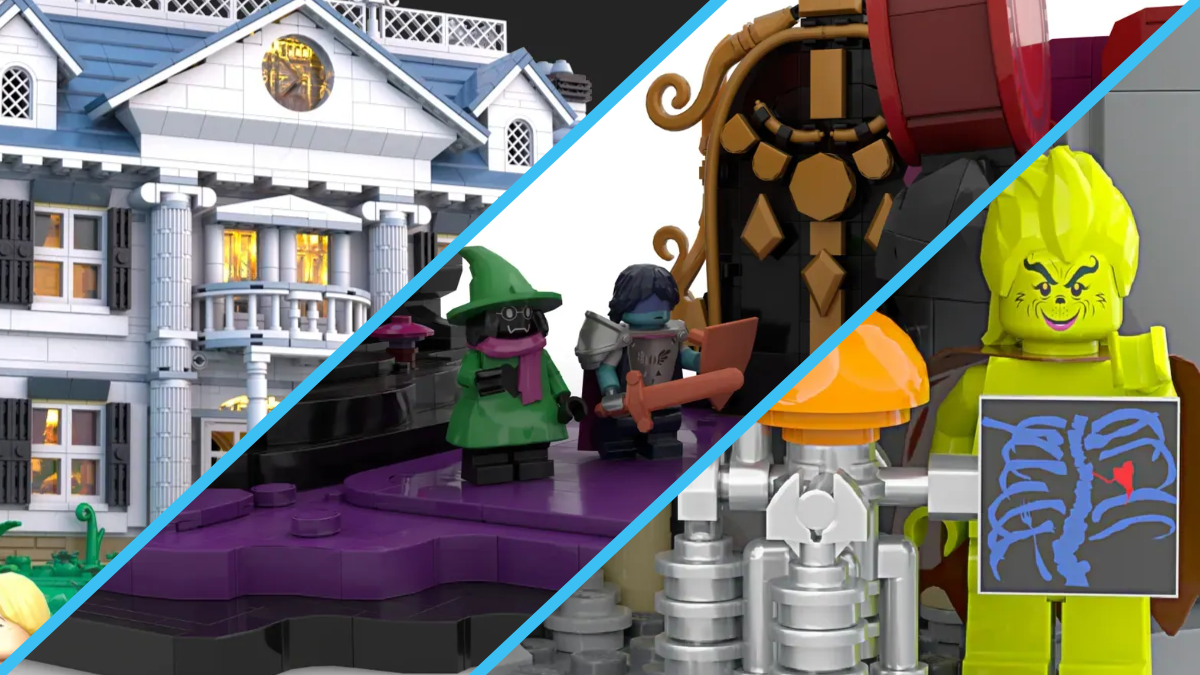 Noi proiecte LEGO Ideas inspirate de Deltarune, Jumanji și The Grinch intră în faza de analiză oficială