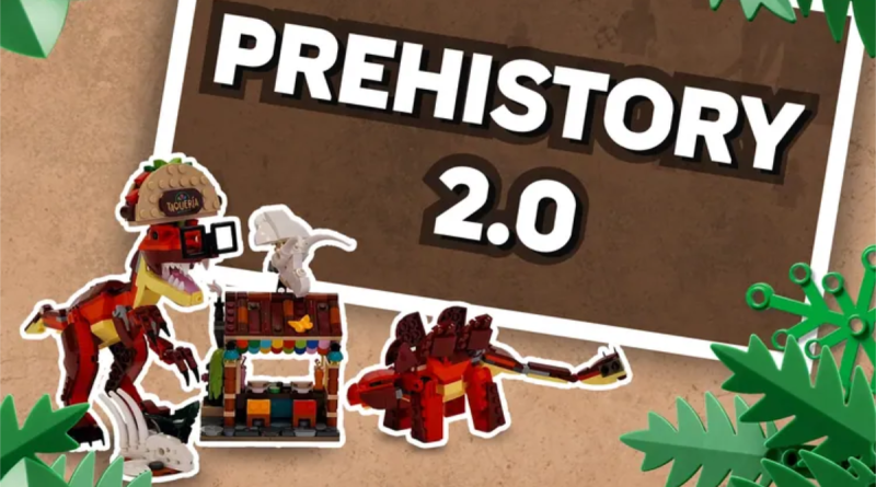 LEGO lansează provocarea Prehistory 2.0 – O competiție creativă pentru fanii dinozaurilor și ai stilului modern