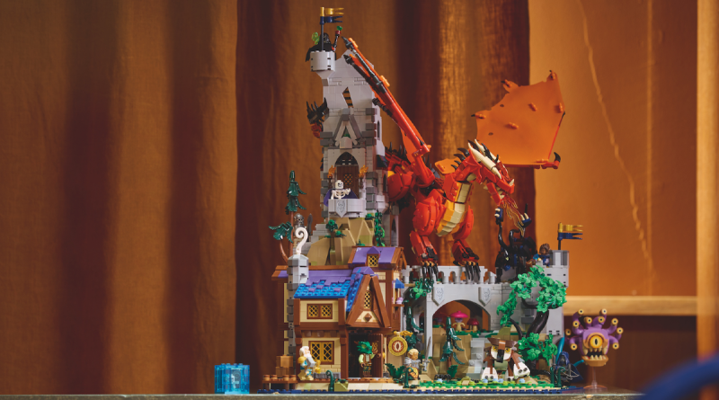 Transformă LEGO Ideas 21348 Dungeons & Dragons: Red Dragon’s Tale într-un turn de zaruri funcțional înainte de retragere