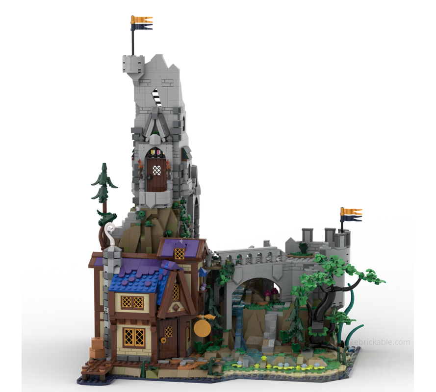 Transformă LEGO Ideas 21348 Dungeons & Dragons: Red Dragon’s Tale într-un turn de zaruri funcțional înainte de retragere