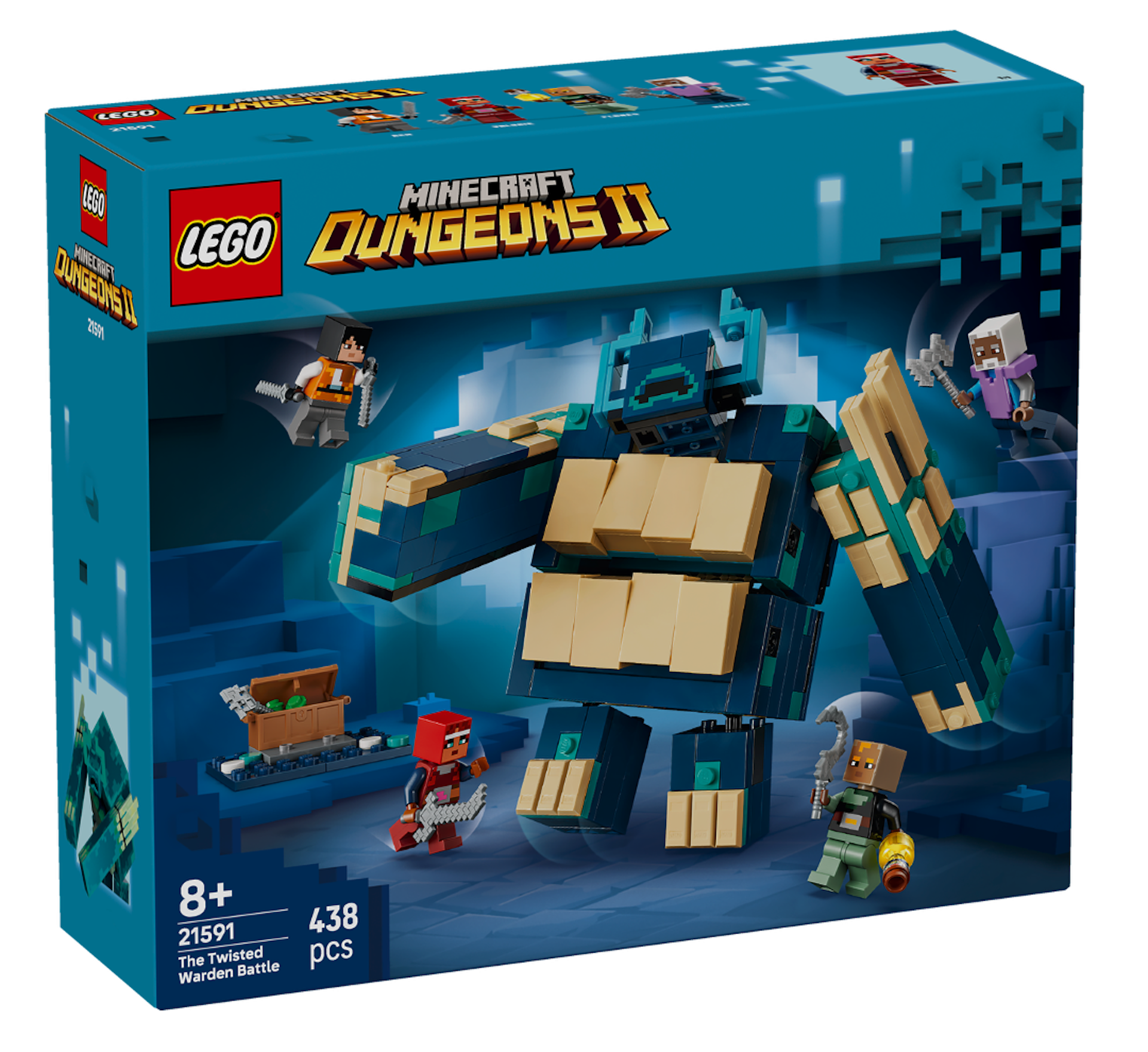LEGO dezvăluie 21591 The Twisted Warden Battle: Primul set bazat pe noul joc Minecraft Dungeons II
