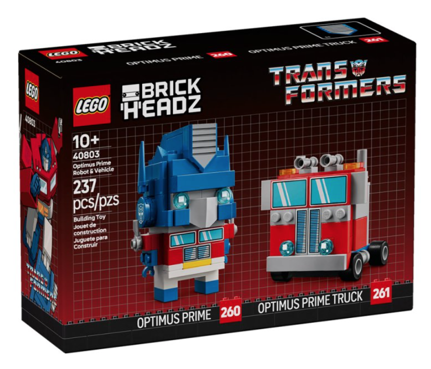 LEGO anunță noul set Megatron BrickHeadz: Liderul Decepticonilor primește o formă oficială în 2026