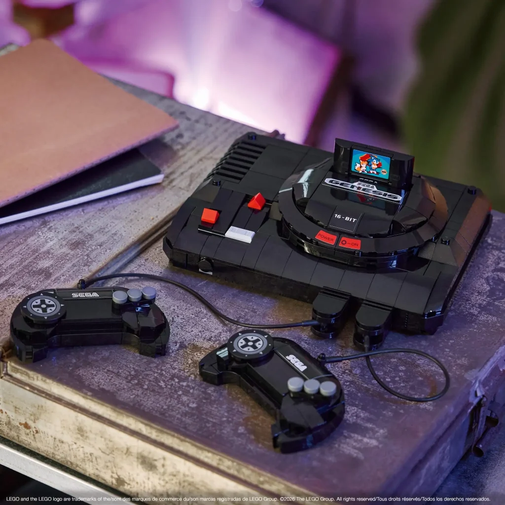 LEGO anunță 40926 SEGA Genesis Console: O călătorie nostalgică în era jocurilor pe 16 biți