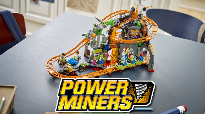 LEGO anunță Lava Land: Un roller coaster spectaculos care readuce în prim-plan tema clasică Power Miners