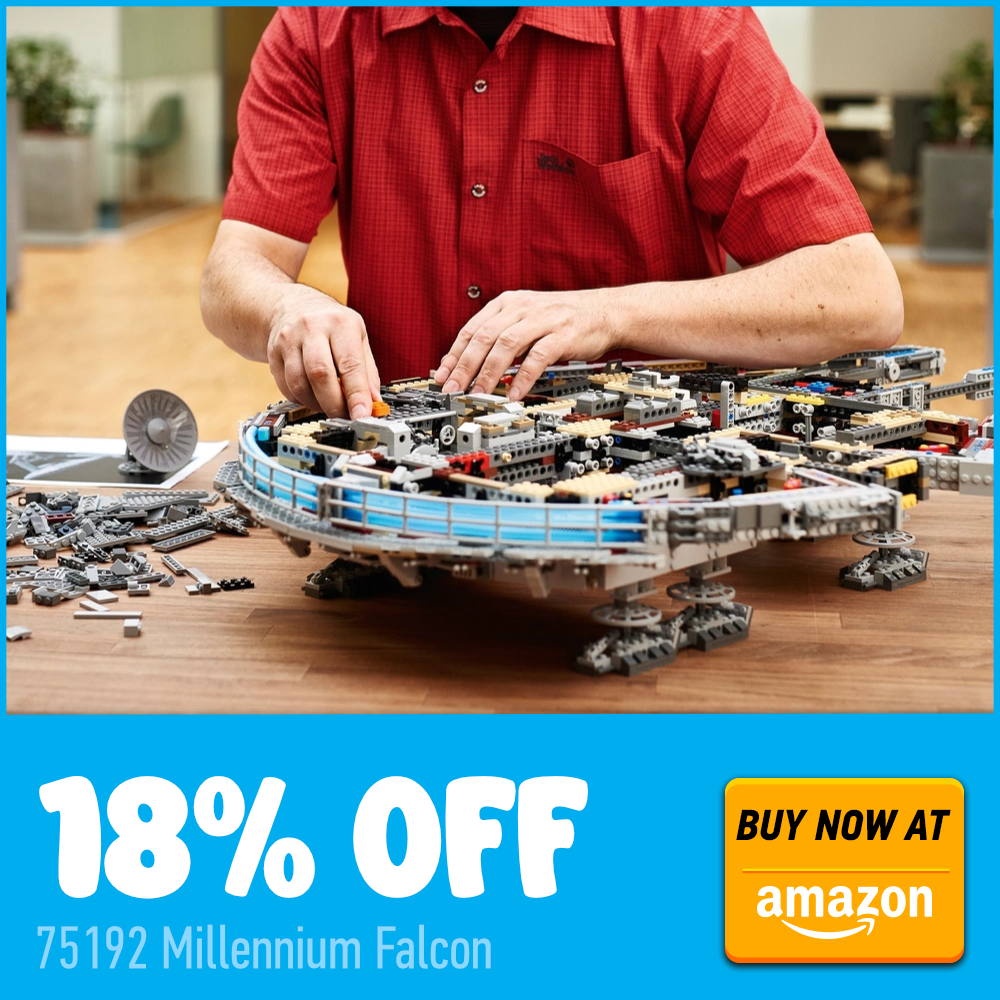 Ofertă specială pentru LEGO Star Wars UCS Millennium Falcon: Reducere masivă de preț înainte de retragerea oficială