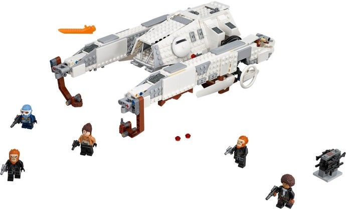Setul LEGO Star Wars 75219 Imperial AT-Hauler cu nave de transport și minifigurine incluse