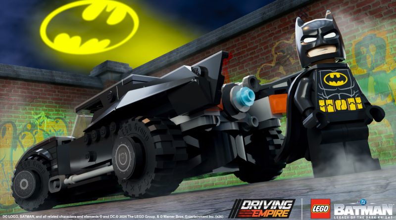 LEGO Batman: Legacy of the Dark Knight aduce vehicule legendare și misiuni noi în Driving Empire pe Roblox