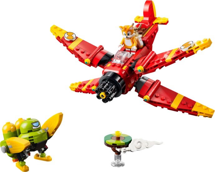 Setul LEGO 77119 Horizon Adventures cu Aloy și Varl înfruntând creaturile mecanice Shell-Walker și Sawtooth.