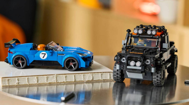 LEGO anunță o premieră istorică în gama Speed Champions: Jaguar și Land Rover fac echipă într-un set dublu spectaculos
