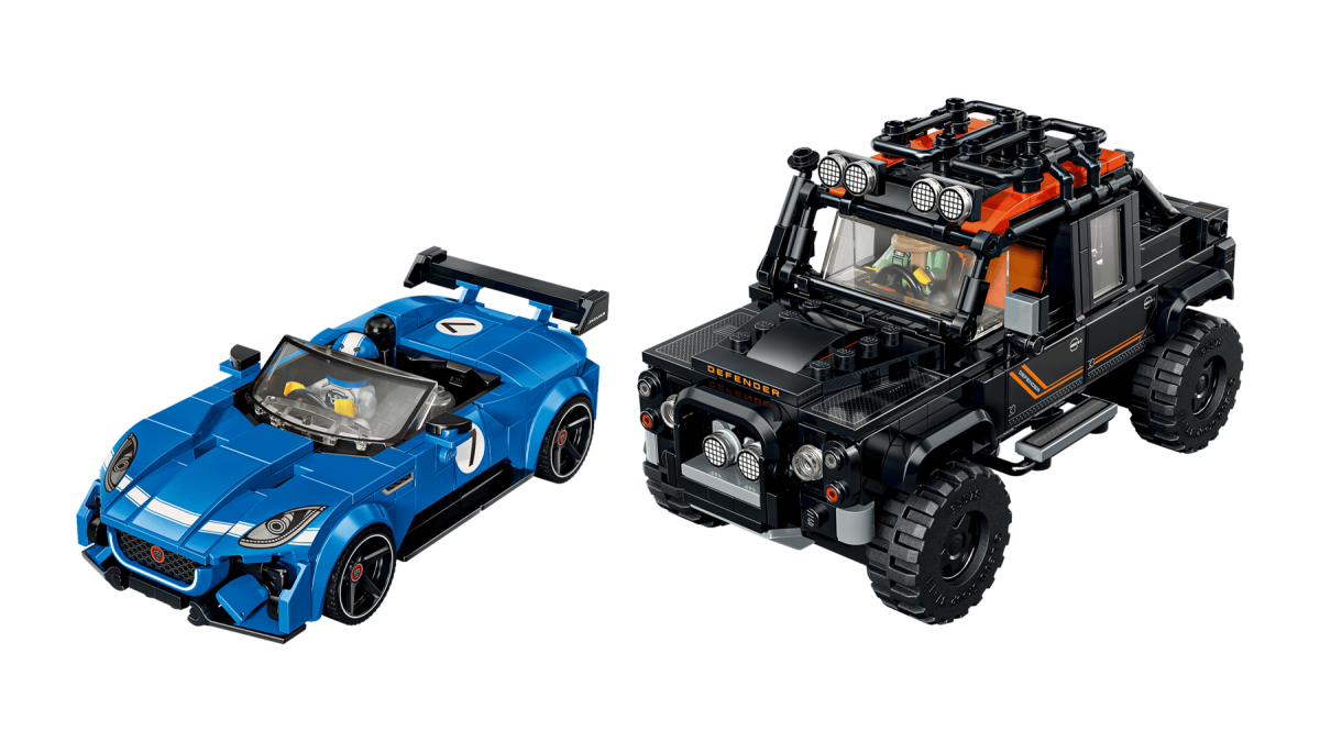 LEGO anunță o premieră istorică în gama Speed Champions: Jaguar și Land Rover fac echipă într-un set dublu spectaculos