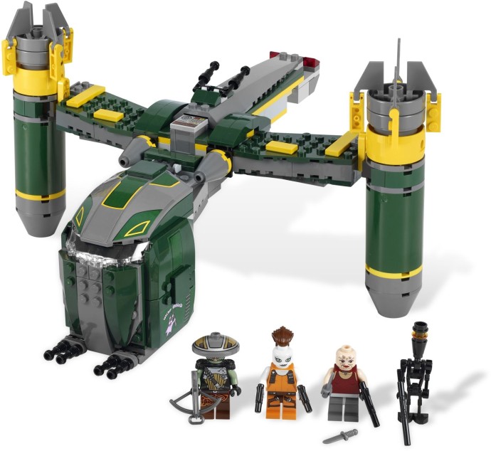 Setul LEGO 7930 Nava de asalt a vânătorilor de recompense din universul Star Wars