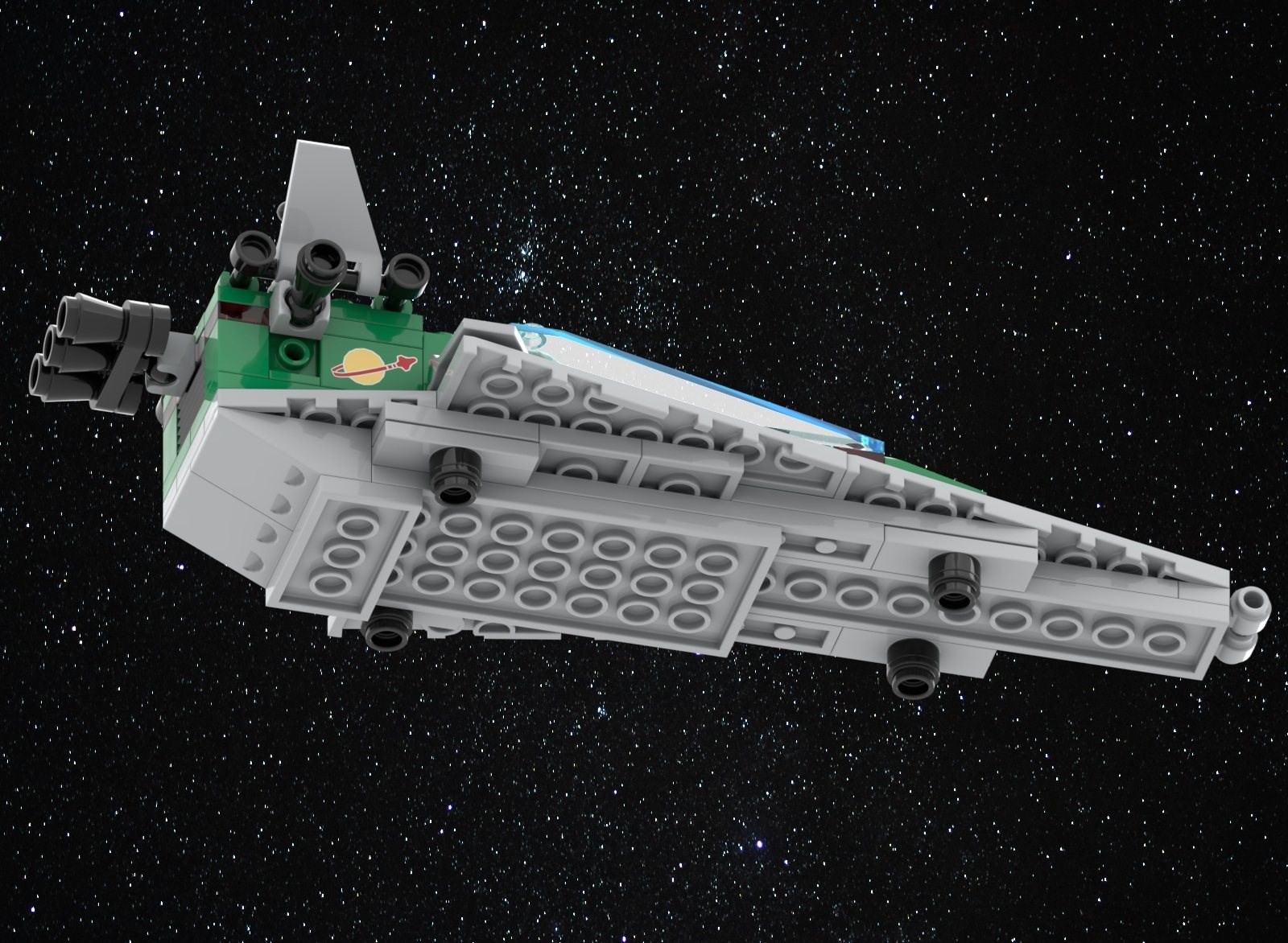 Detalii noi despre spectaculosul Galaxy Starship Carrier: O incursiune modernă în universul Classic Space