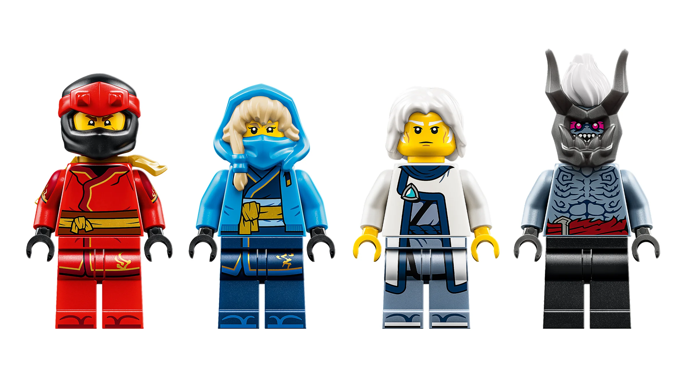 Prezentare detaliată a minifigurinelor LEGO Ninjago din setul 71871.