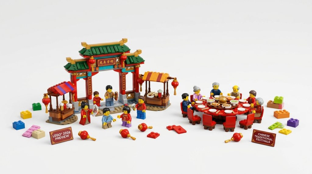 LEGO anunță noi seturi pentru colecția Chinese Traditional Festivals în 2026