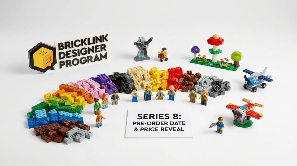 LEGO anunță oficial Seria 8 Bricklink Designer Program: Detalii despre precomenzi și prețurile pentru noile seturi exclusive