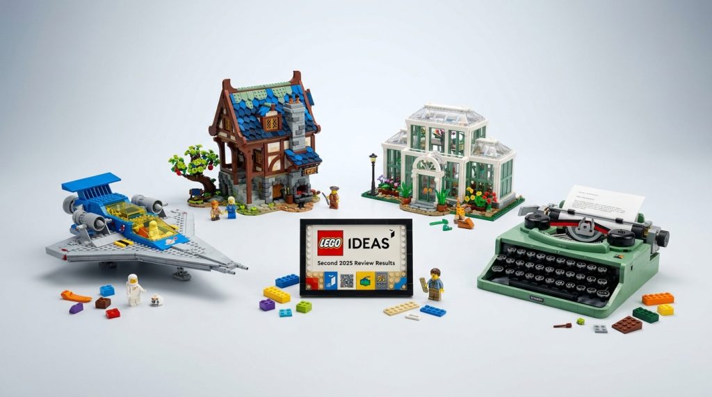 LEGO anunță patru noi seturi oficiale în urma procesului LEGO Ideas Second 2025 Review