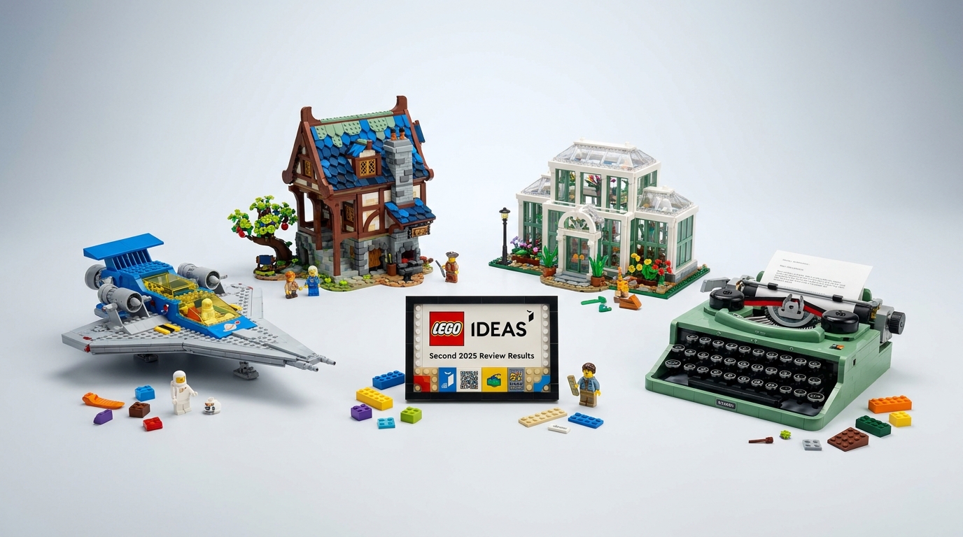 LEGO anunță patru noi seturi oficiale în urma procesului LEGO Ideas Second 2025 Review