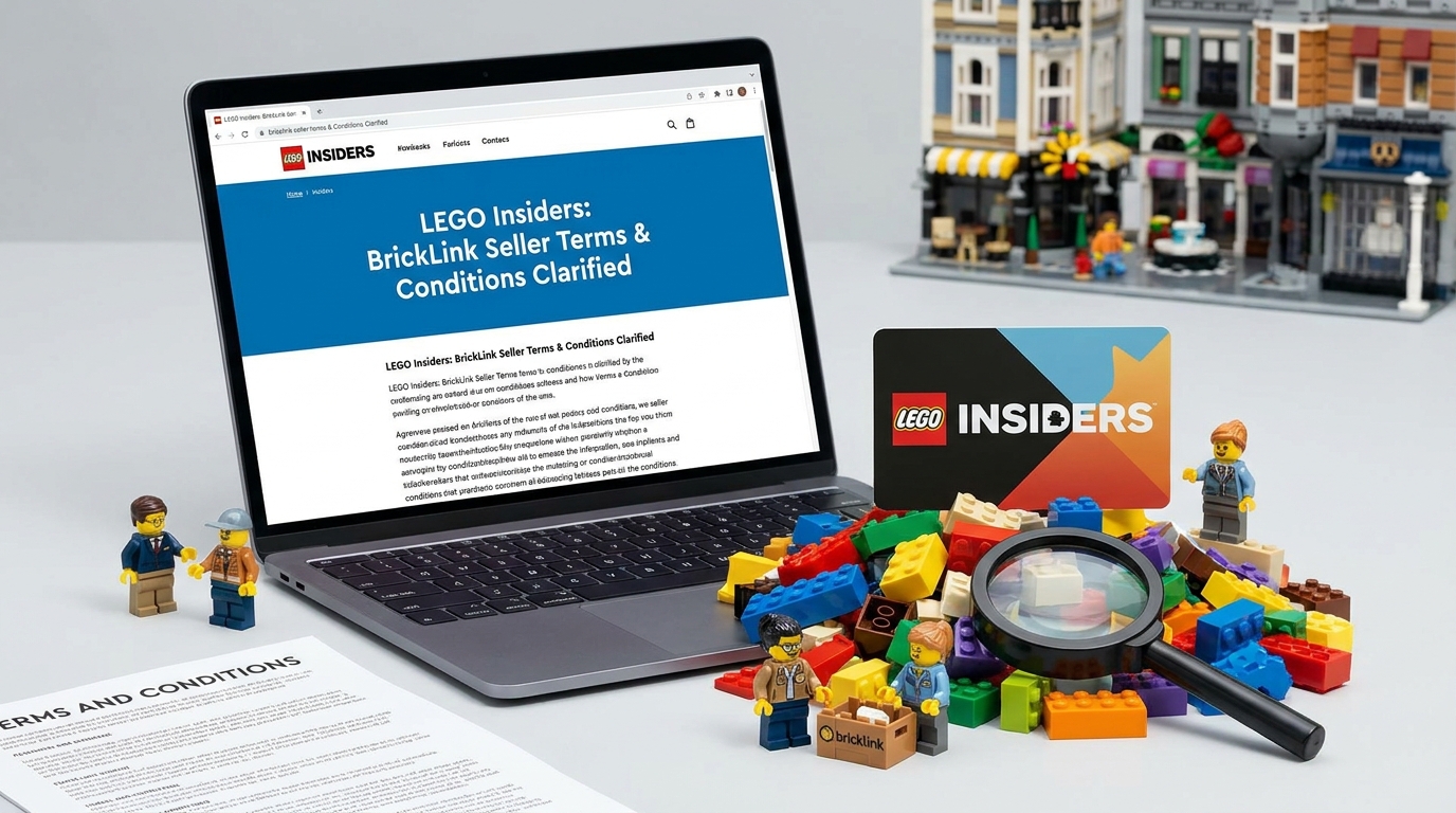 LEGO clarifică regulile programului Insiders pentru utilizatorii platformei BrickLink