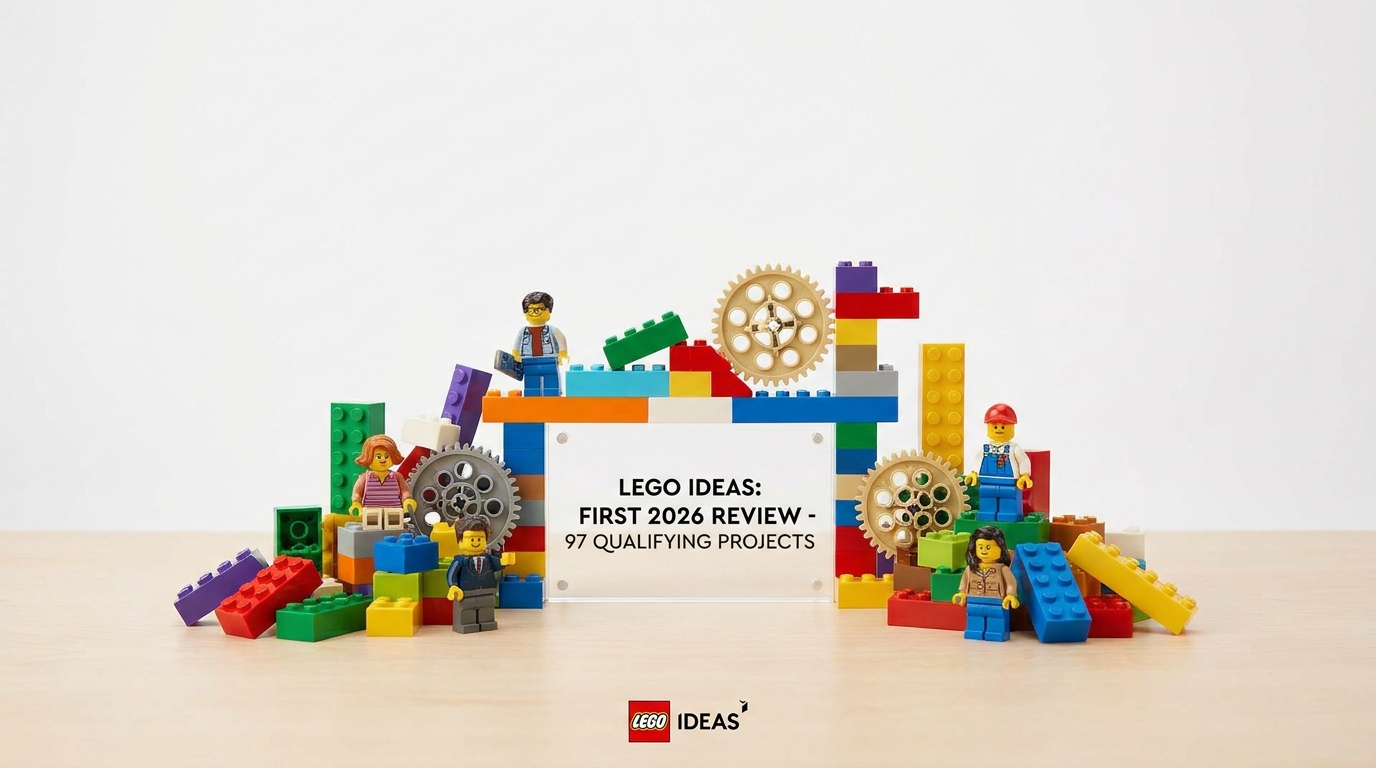 LEGO Ideas doboară recorduri: 97 de proiecte calificate pentru prima etapă de analiză din 2026