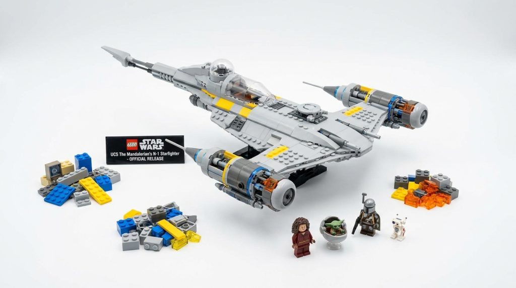 LEGO lansează oficial spectaculosul UCS Mandalorian’s N-1 Starfighter cu ocazia Star Wars Day 2026