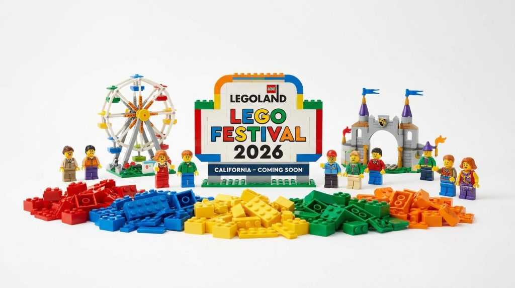 Marele Festival LEGO 2026 la parcurile LEGOLAND din SUA: Detalii despre locații, activități și planificare
