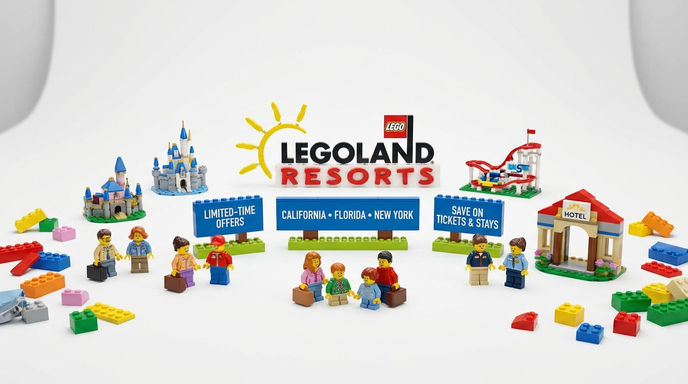 Oferte speciale de vacanță: Reduceri majore la parcurile LEGOLAND pentru luna mai 2026 și Memorial Day