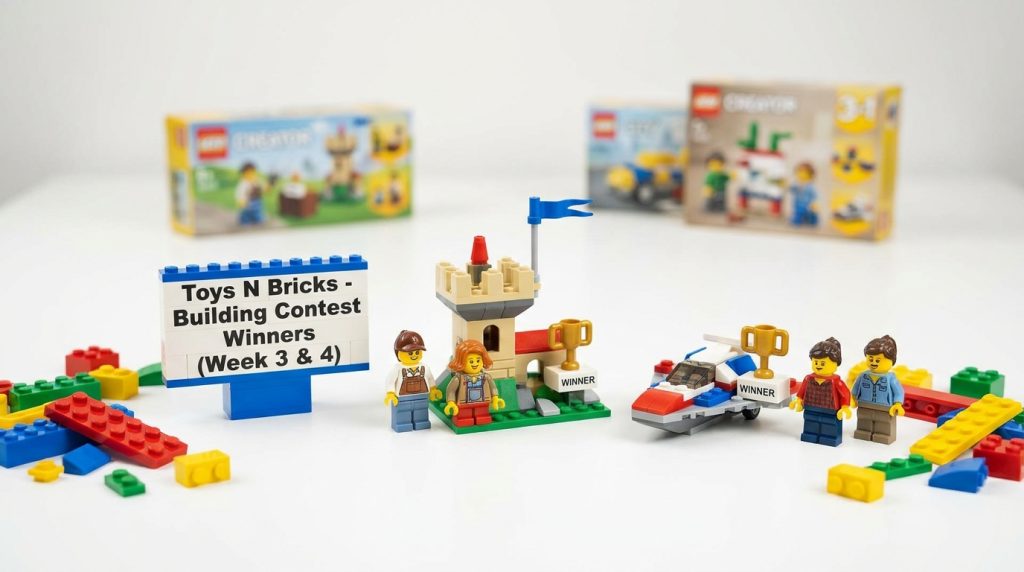 Sărbătorim 17 ani de creativitate: Au fost desemnați câștigătorii etapelor a treia și a patra în maratonul nostru de construcție LEGO