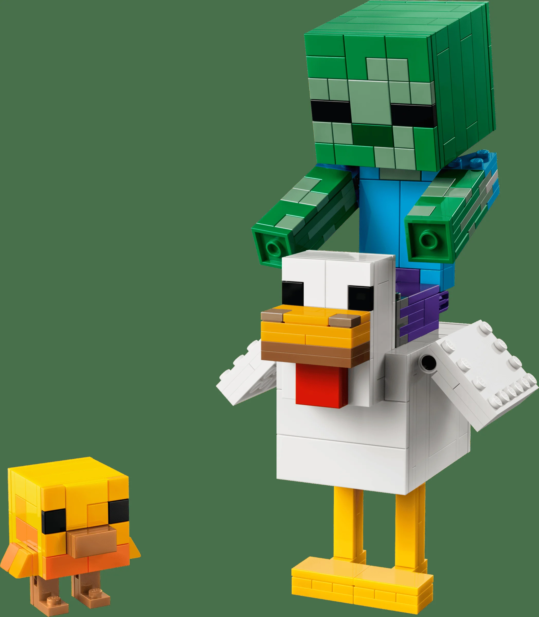 LEGO 21582 - LEGO Minecraft 21582 Jocheu pe găină: O figurină de construit de excepție