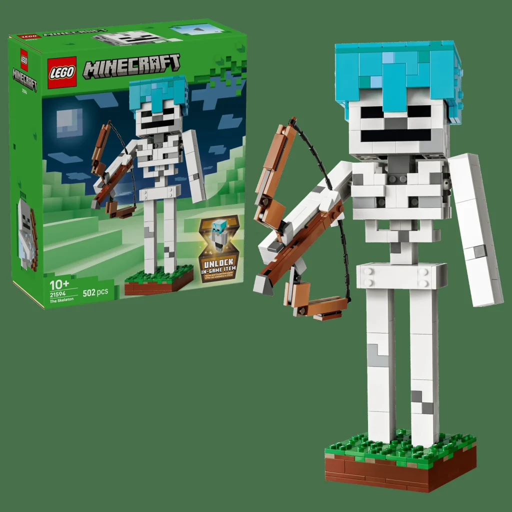 LEGO 21594 - LEGO Minecraft 21594 Scheletul: O figurină de construit impresionantă