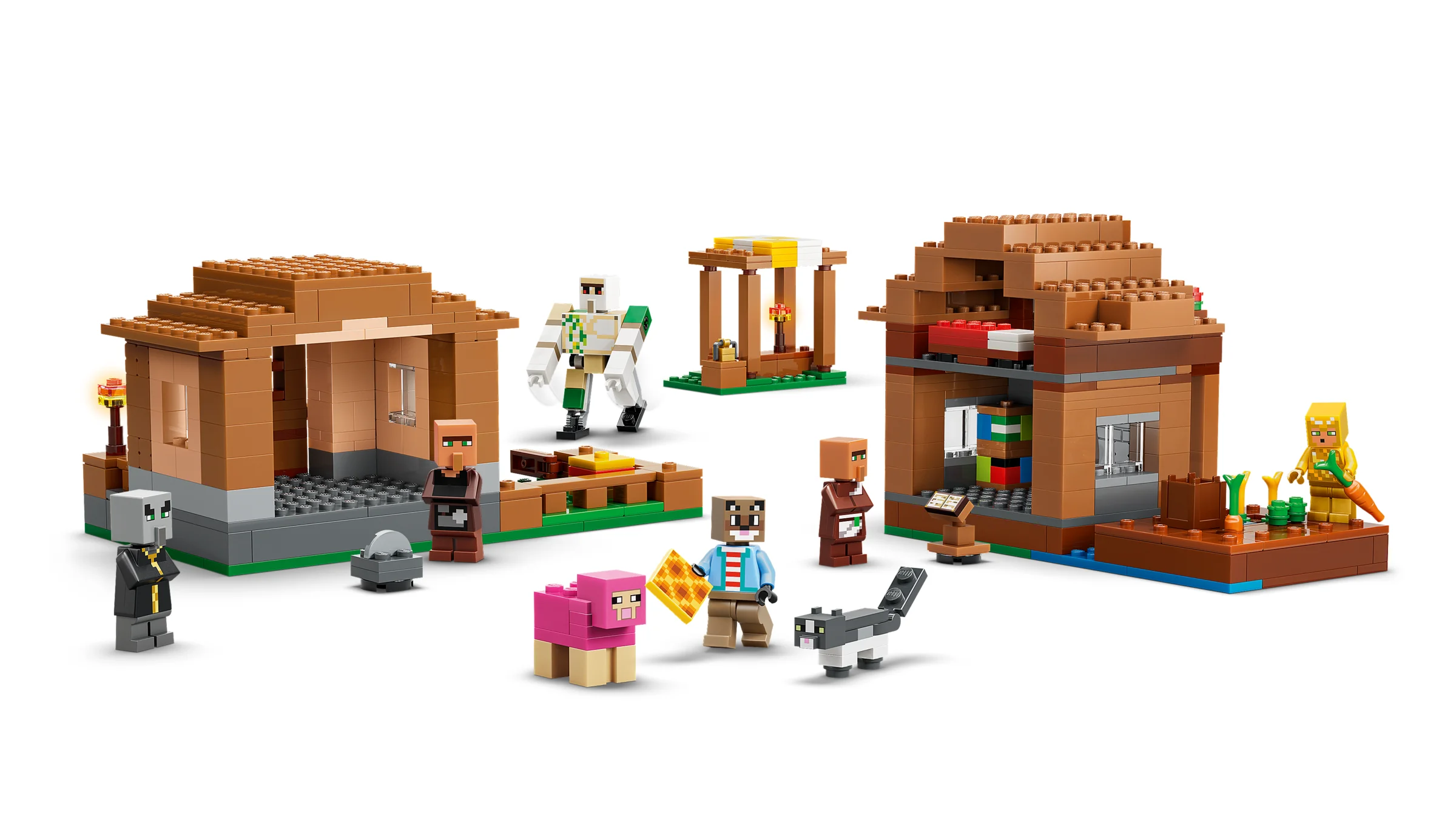 LEGO 21596 - LEGO Minecraft 21596 Atacul Evocatorului asupra satului