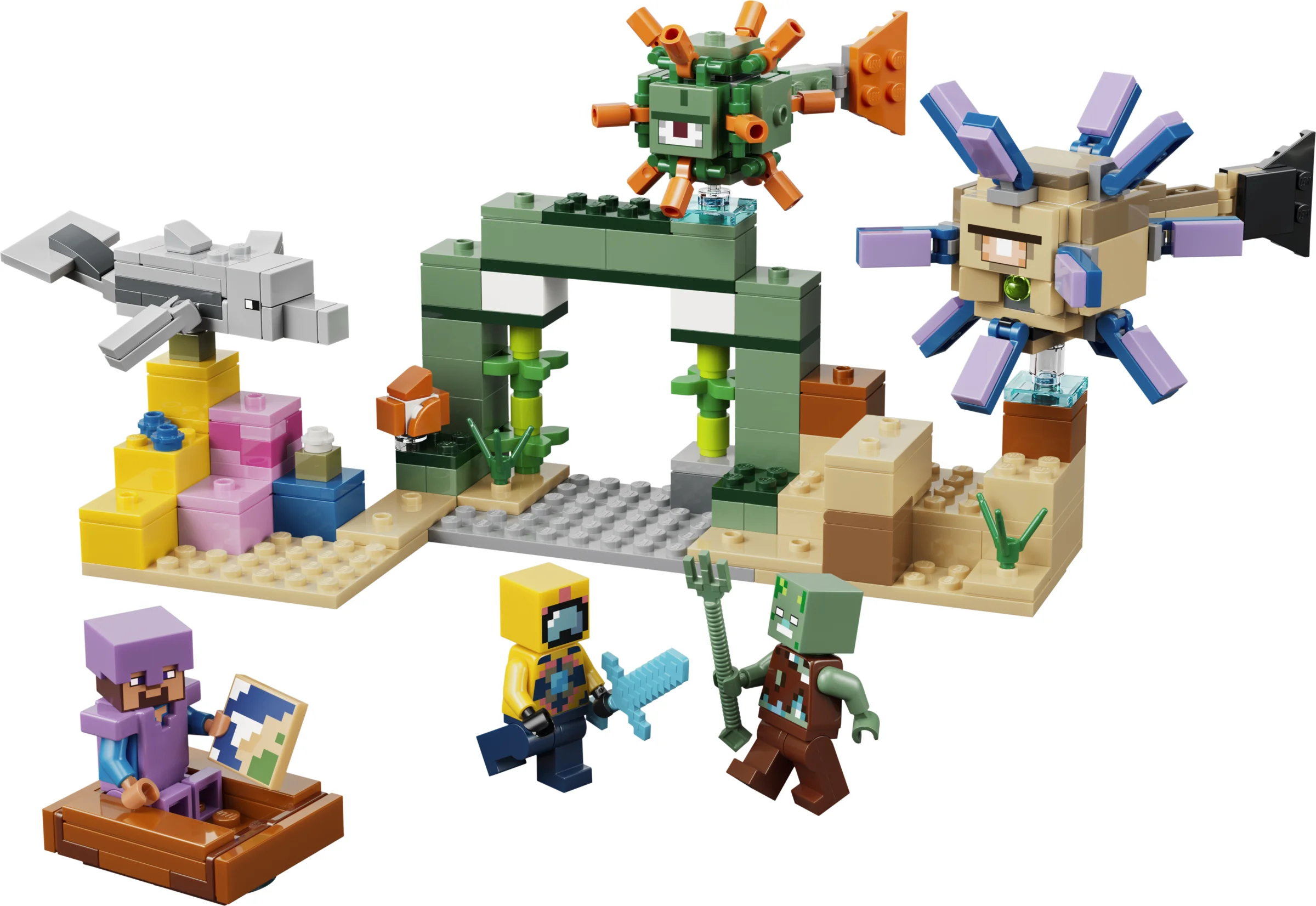 LEGO 21598 - LEGO Minecraft 21598 Aventura subacvatică - Prezentare și Detalii
