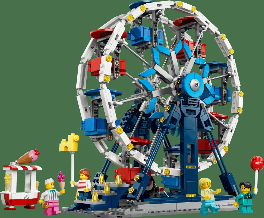 LEGO 31389 - Recenzie LEGO 31389 Roata panoramică iconică: Magia parcului de distracții la tine acasă