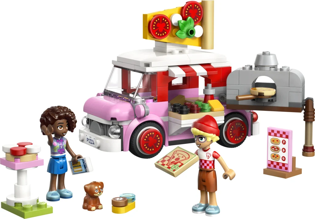 LEGO 42694 - Setul LEGO Friends 42694 Furgoneta cu pizza: O aventură culinară în Heartlake City