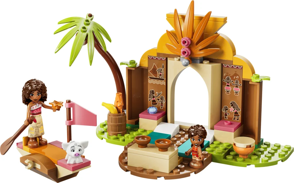 LEGO 43282 - LEGO Disney 43282 Casa din sat și barca - Detalii și Prezentare