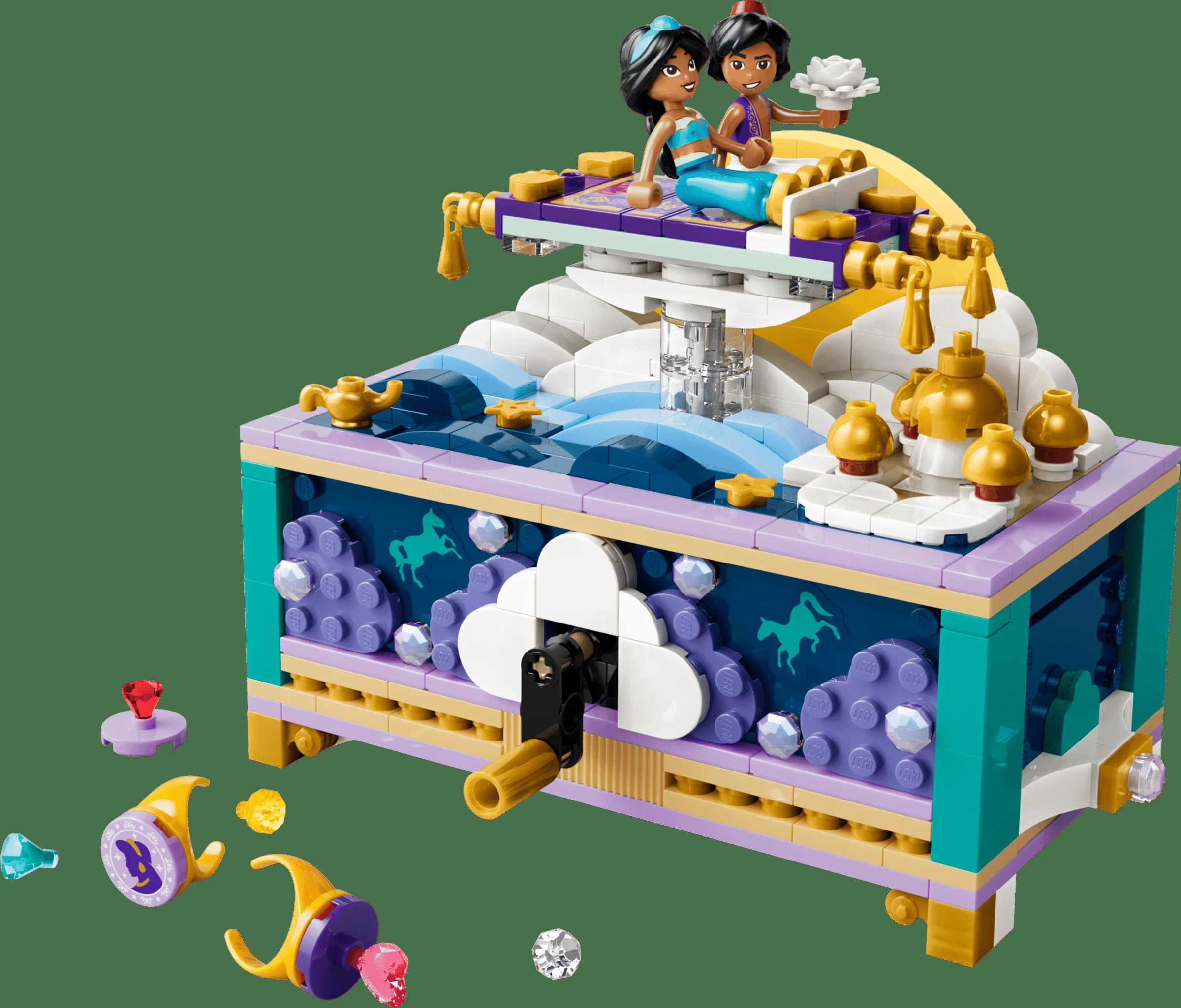 LEGO 43295 - LEGO 43295 Cutia de bijuterii a lui Jasmine - Prezentare Detaliată