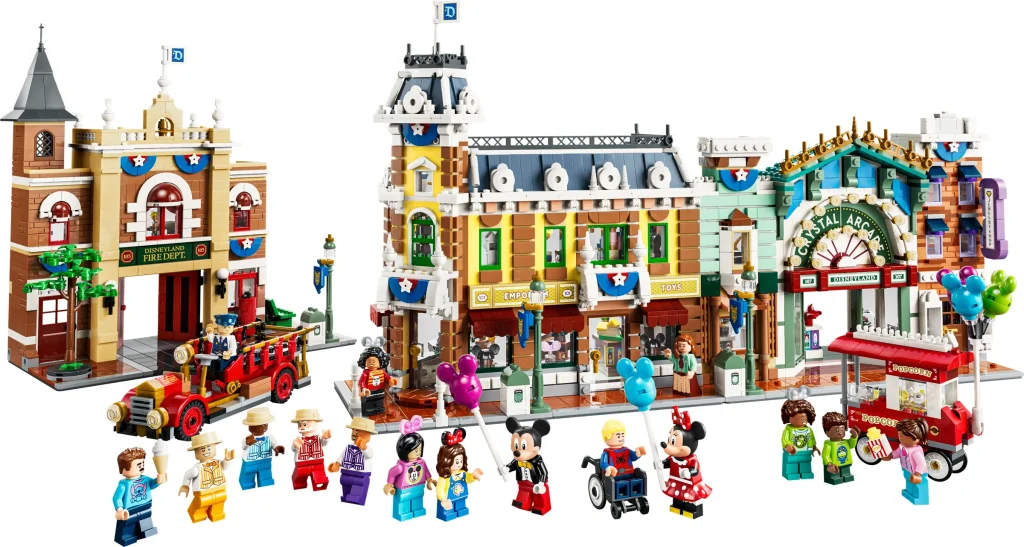 LEGO 43302 - LEGO Disney 43302 Main Street, U.S.A.: Magia Parcurilor Tematice