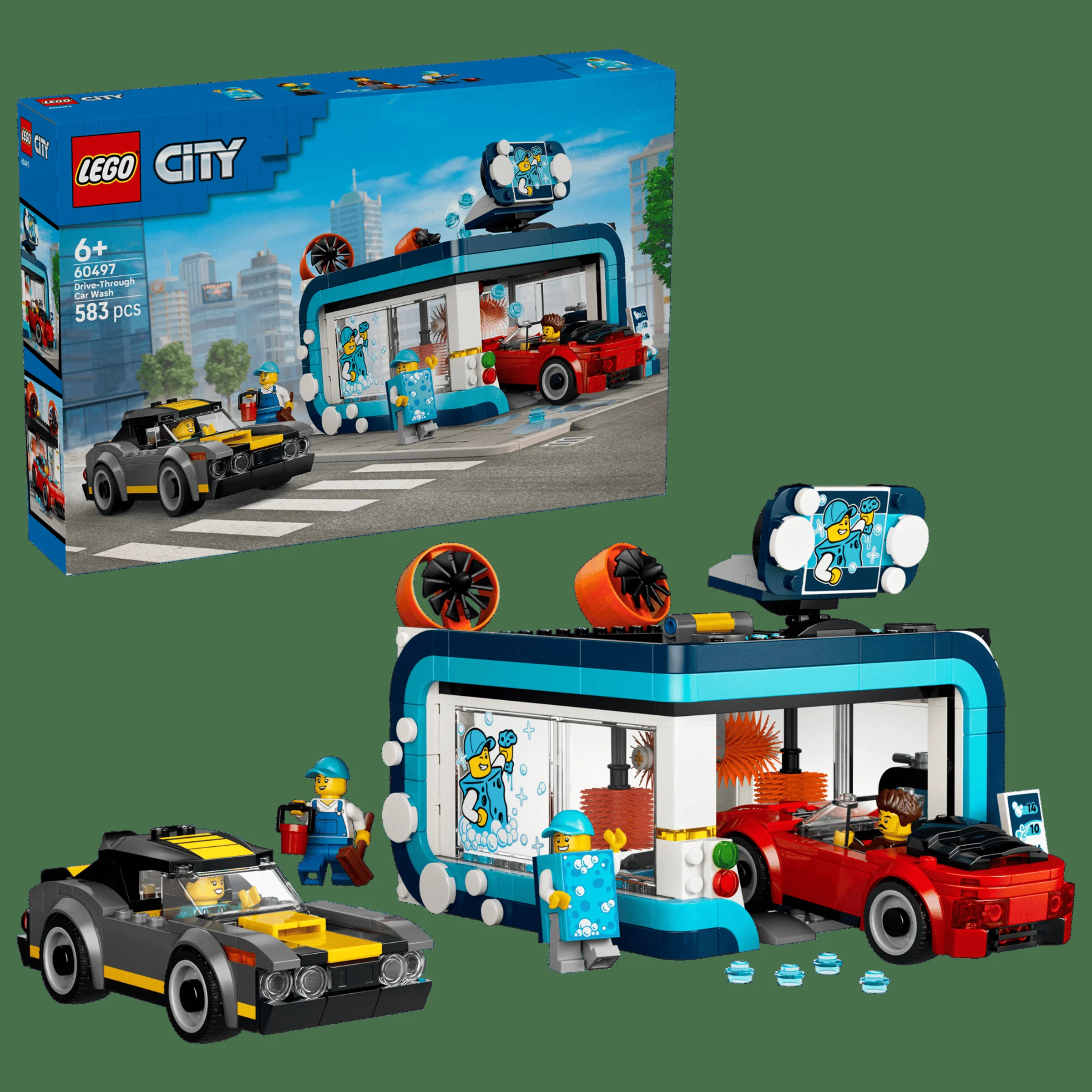 LEGO 60497 - Prezentare LEGO City 60497 Spălătorie auto Drive-Through