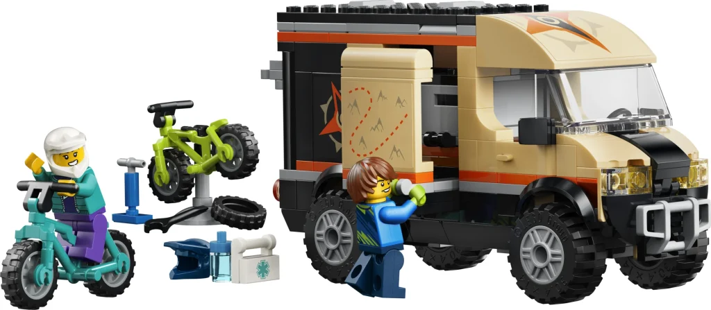 LEGO 60512 - LEGO City 60512 Furgonetă pentru aventuri cu biciclete de munte - Prezentare Generală