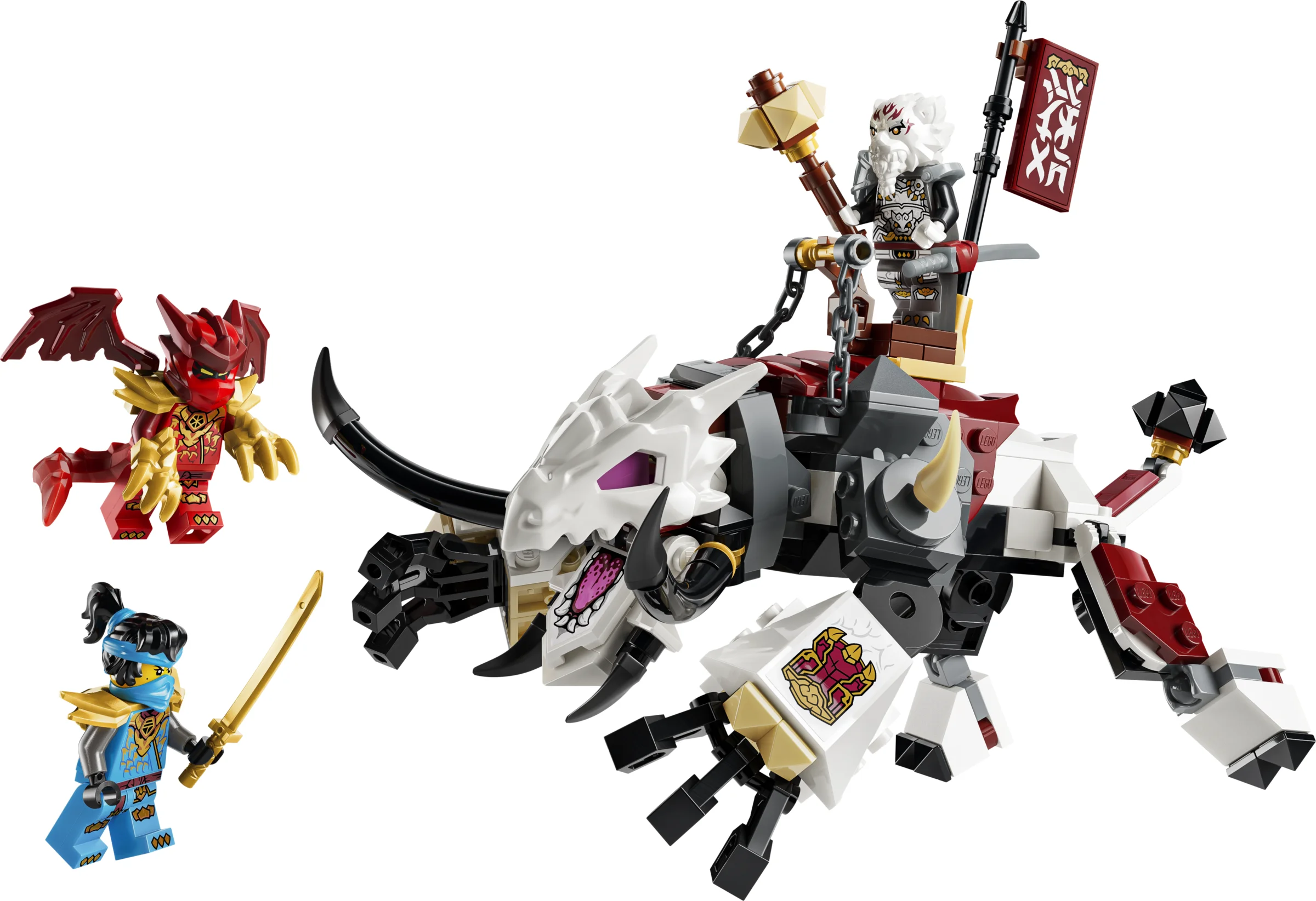 LEGO 71863 - LEGO Ninjago 71863 Zilvar și Bestia Dragon Grimtak