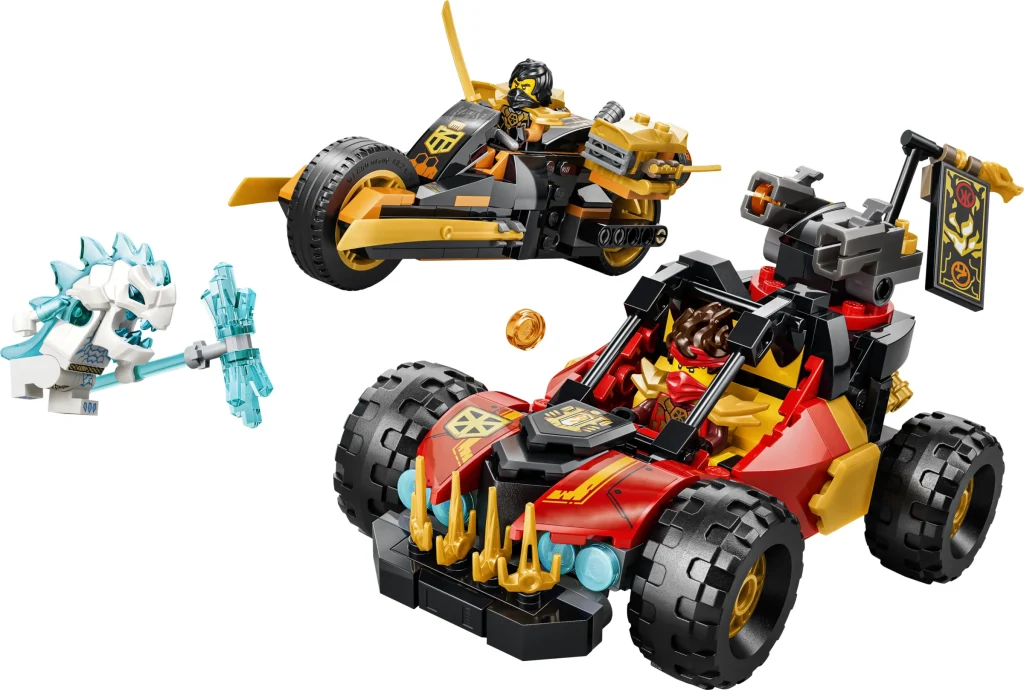 LEGO 71864 - LEGO Ninjago 71864 Vehiculele combinate ale lui Kai și Cole: Prezentare detaliată