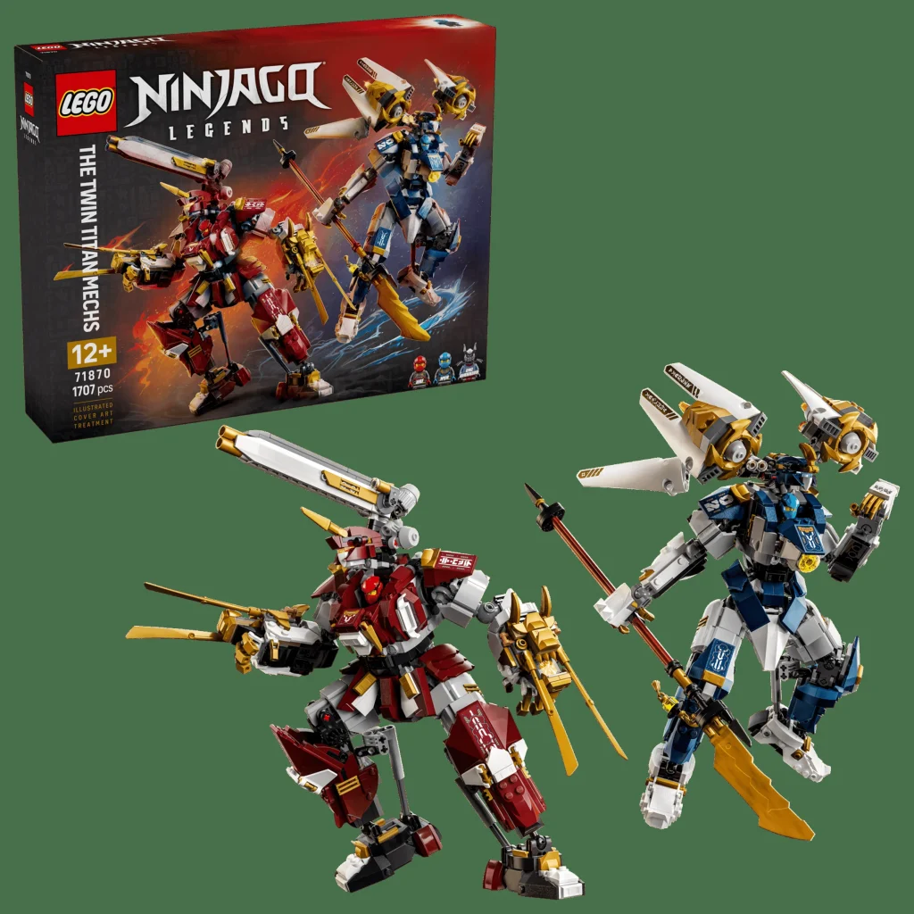 LEGO 71870 - Recenzie LEGO Ninjago 71870 Roboții titan gemeni: Doi coloși mecanici impresionanți