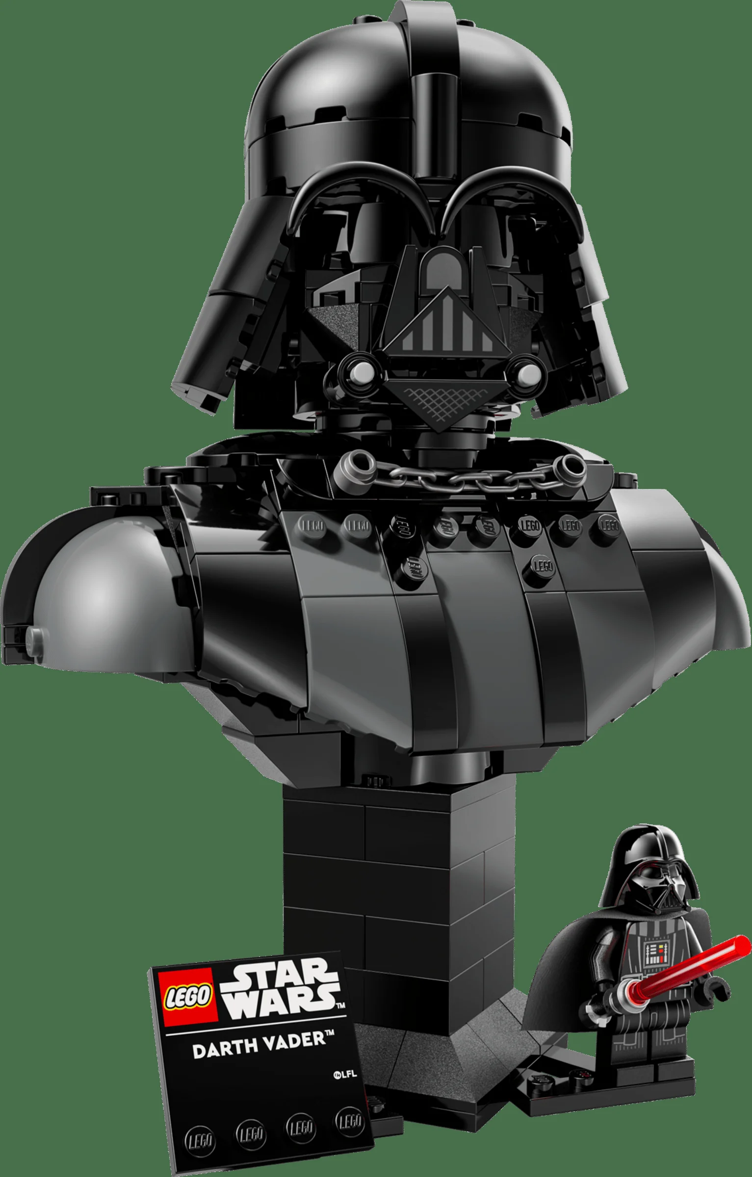 LEGO 75439 - Recenzie LEGO 75439 Bustul lui Darth Vader: Lordul Sith pe biroul tău