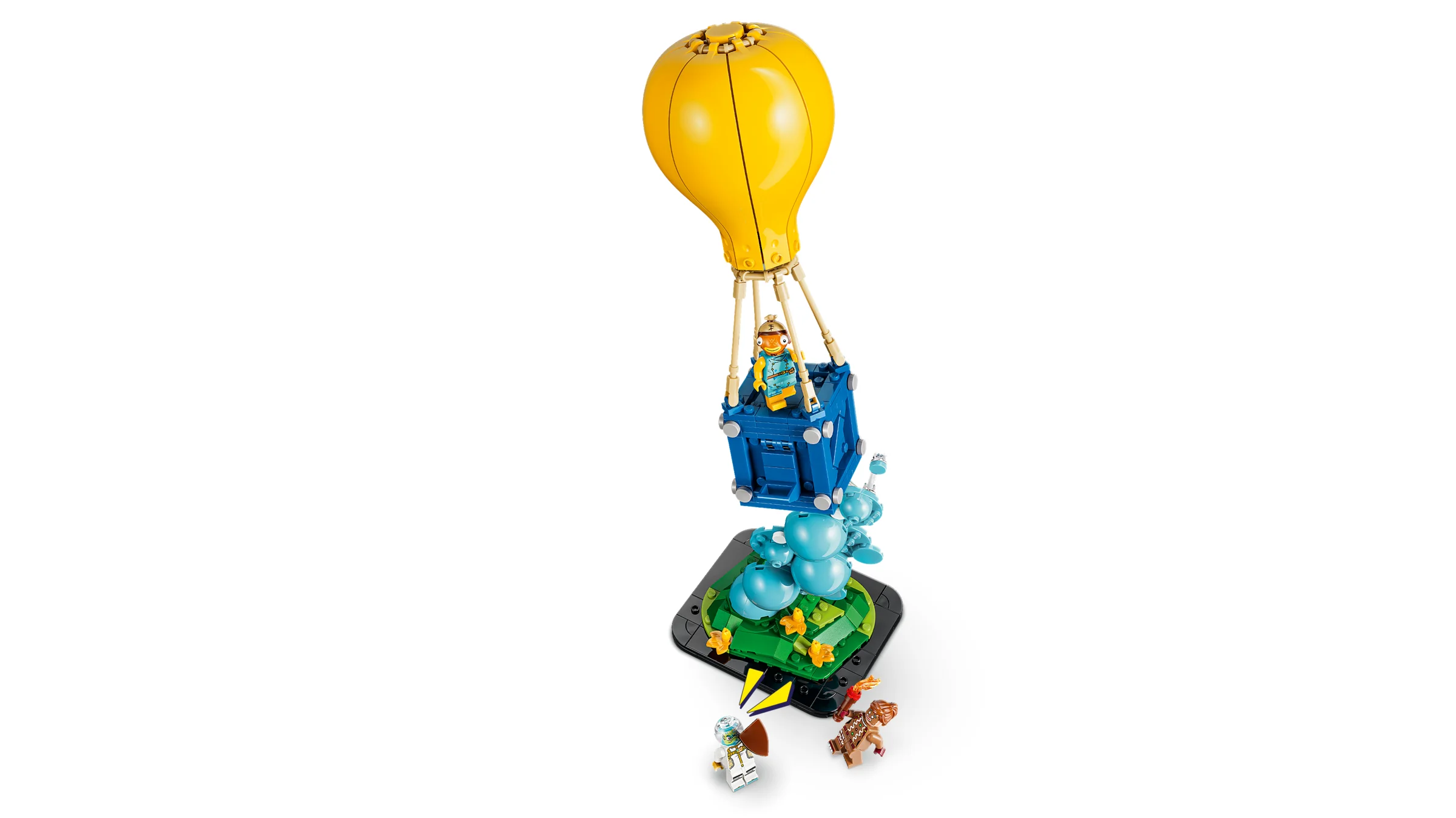 Setul LEGO Fortnite 77080, cu figurină și cutie de provizii. Detaliile sunt clare.